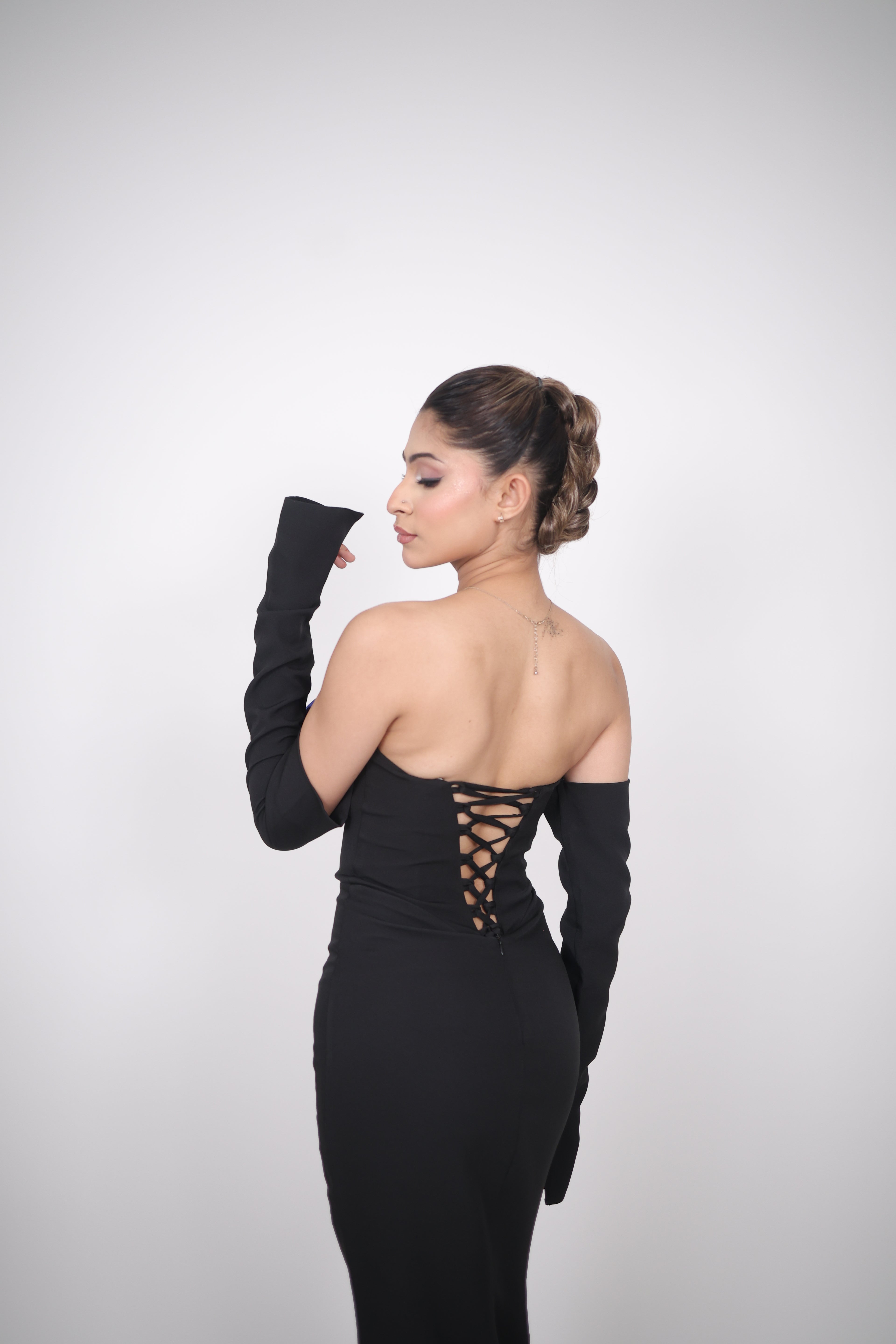 Off Shoulder Maxi Mermaid Gown
