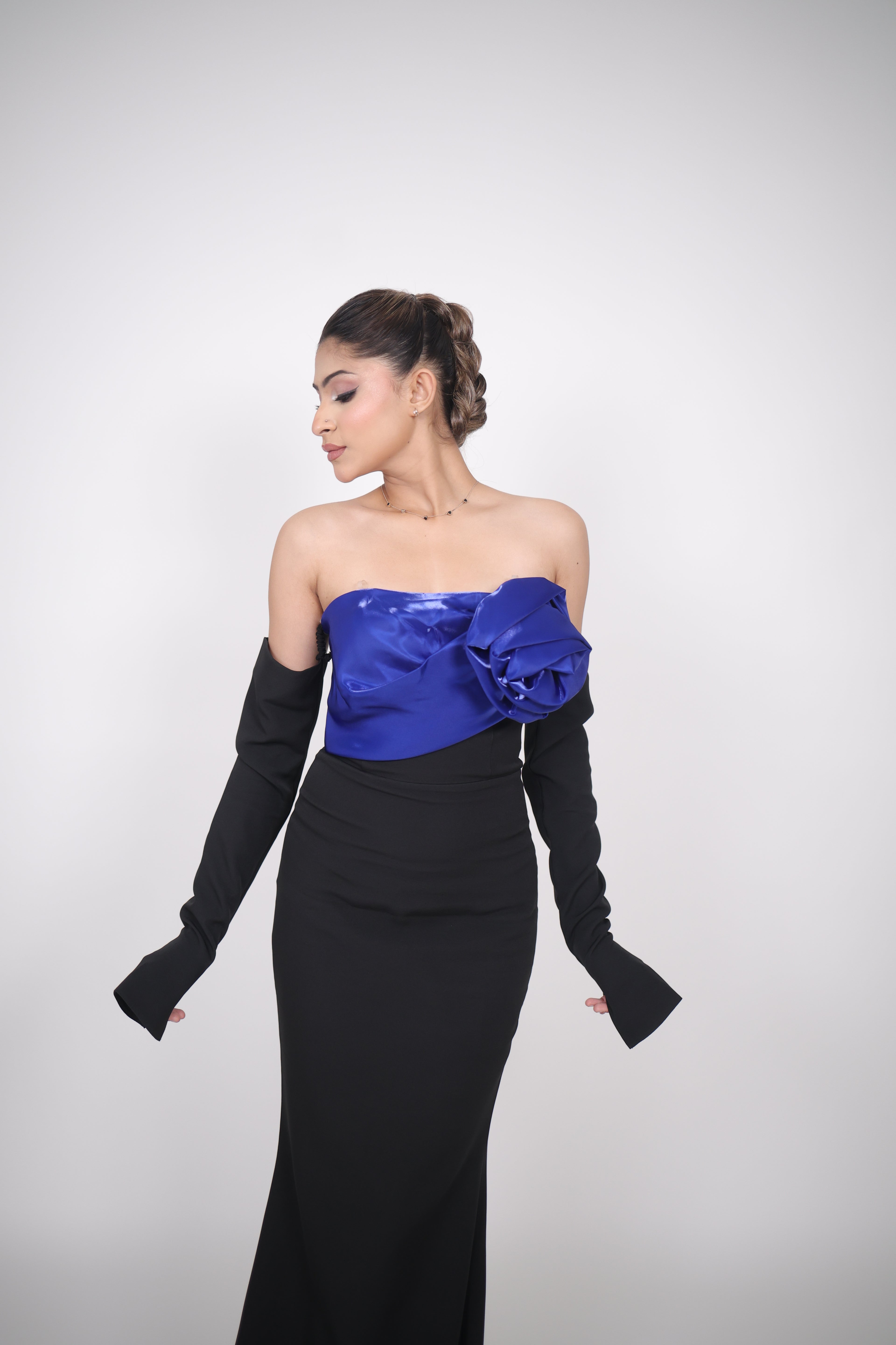 Off Shoulder Maxi Mermaid Gown