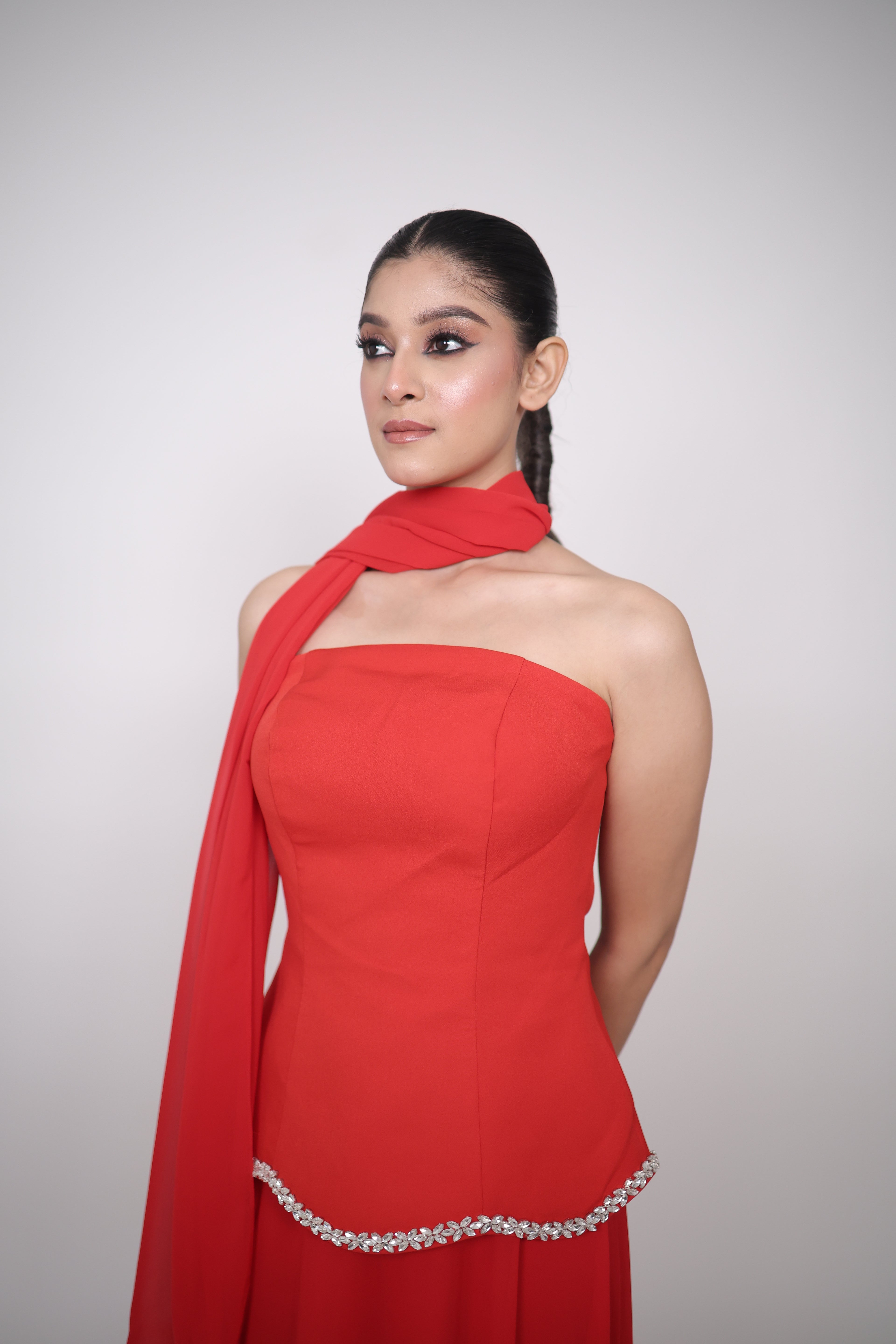 Velour Radiance Sleeveless Maxi Gown
