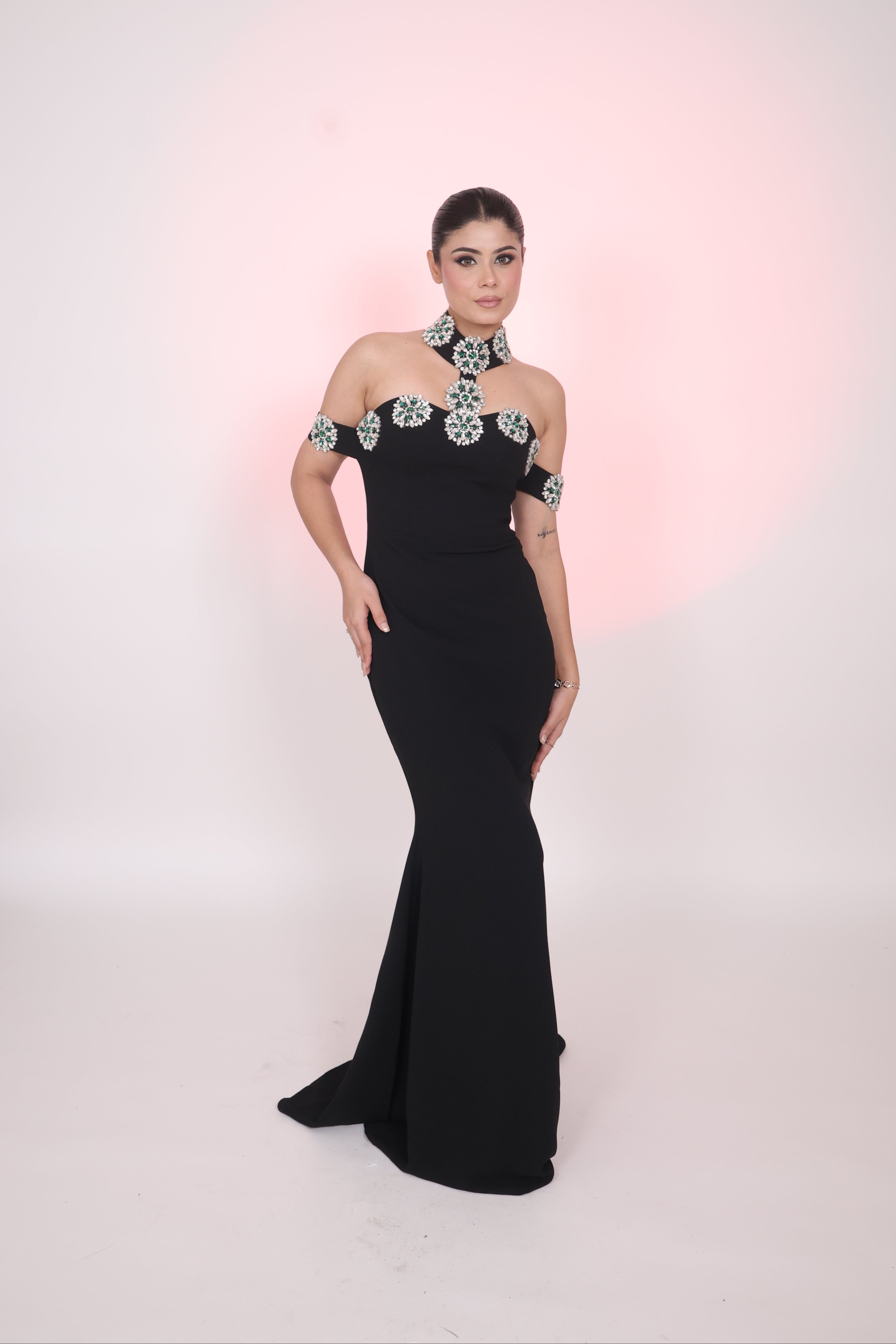 Radiance embellished gown