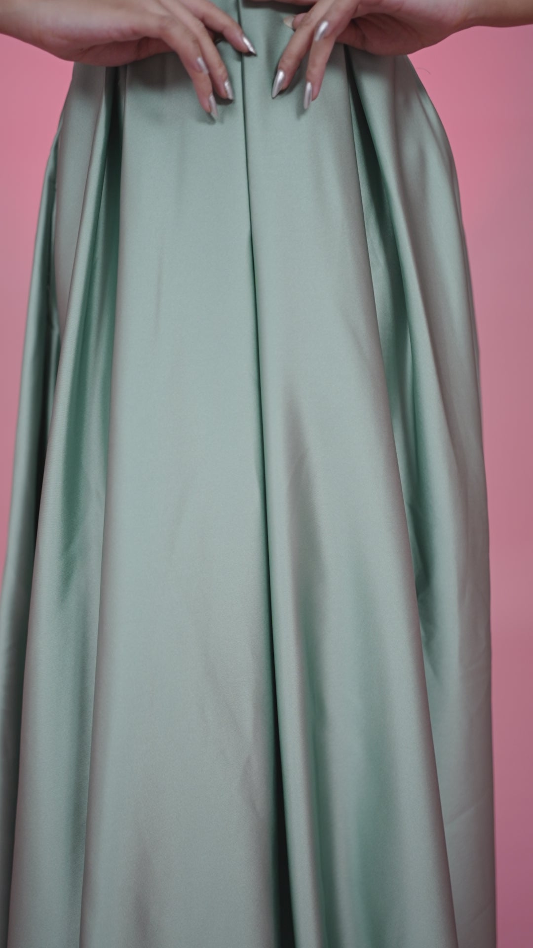 Celeste strapless chest detail evening gown