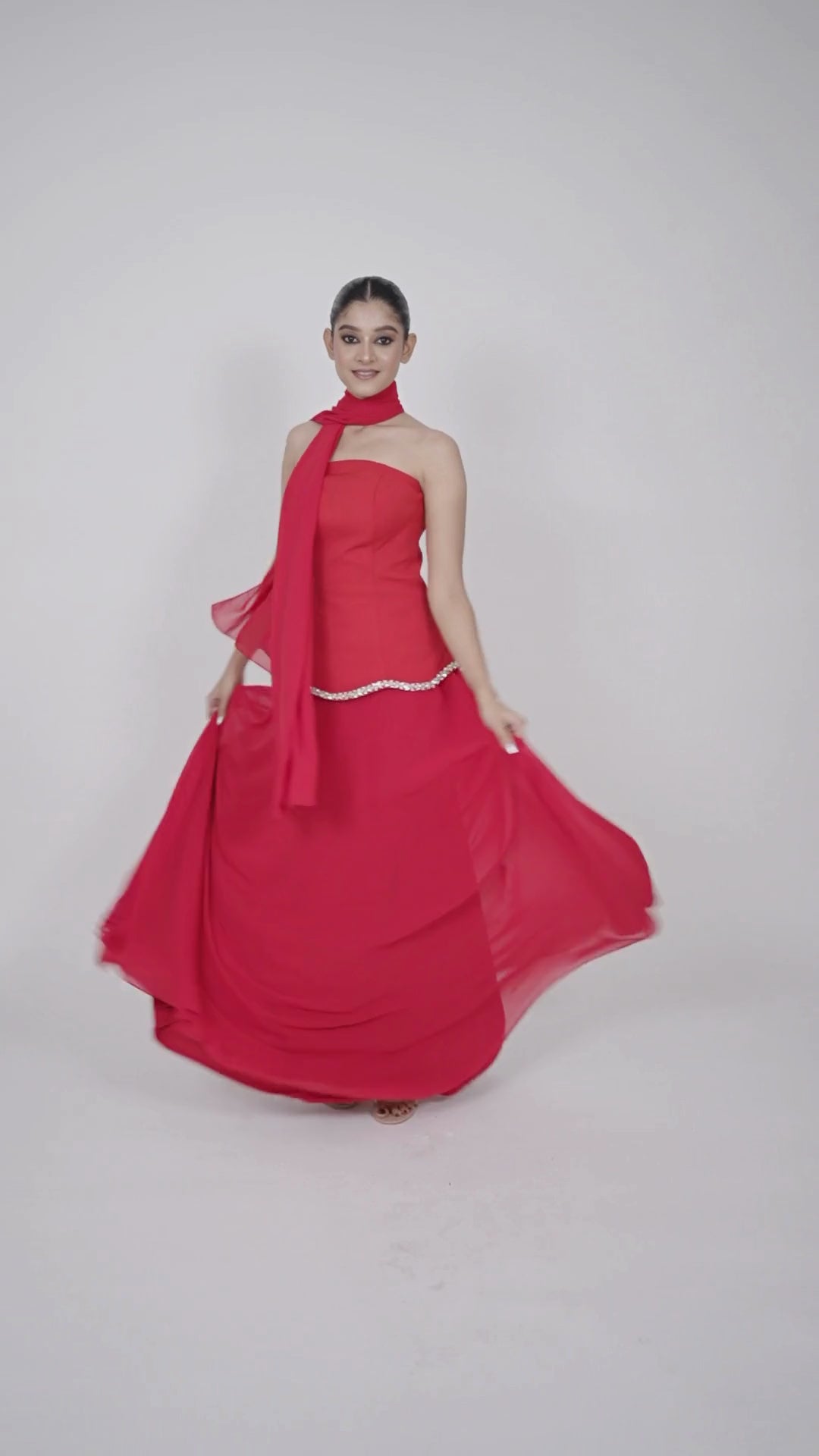 Velour Radiance Sleeveless Maxi Gown