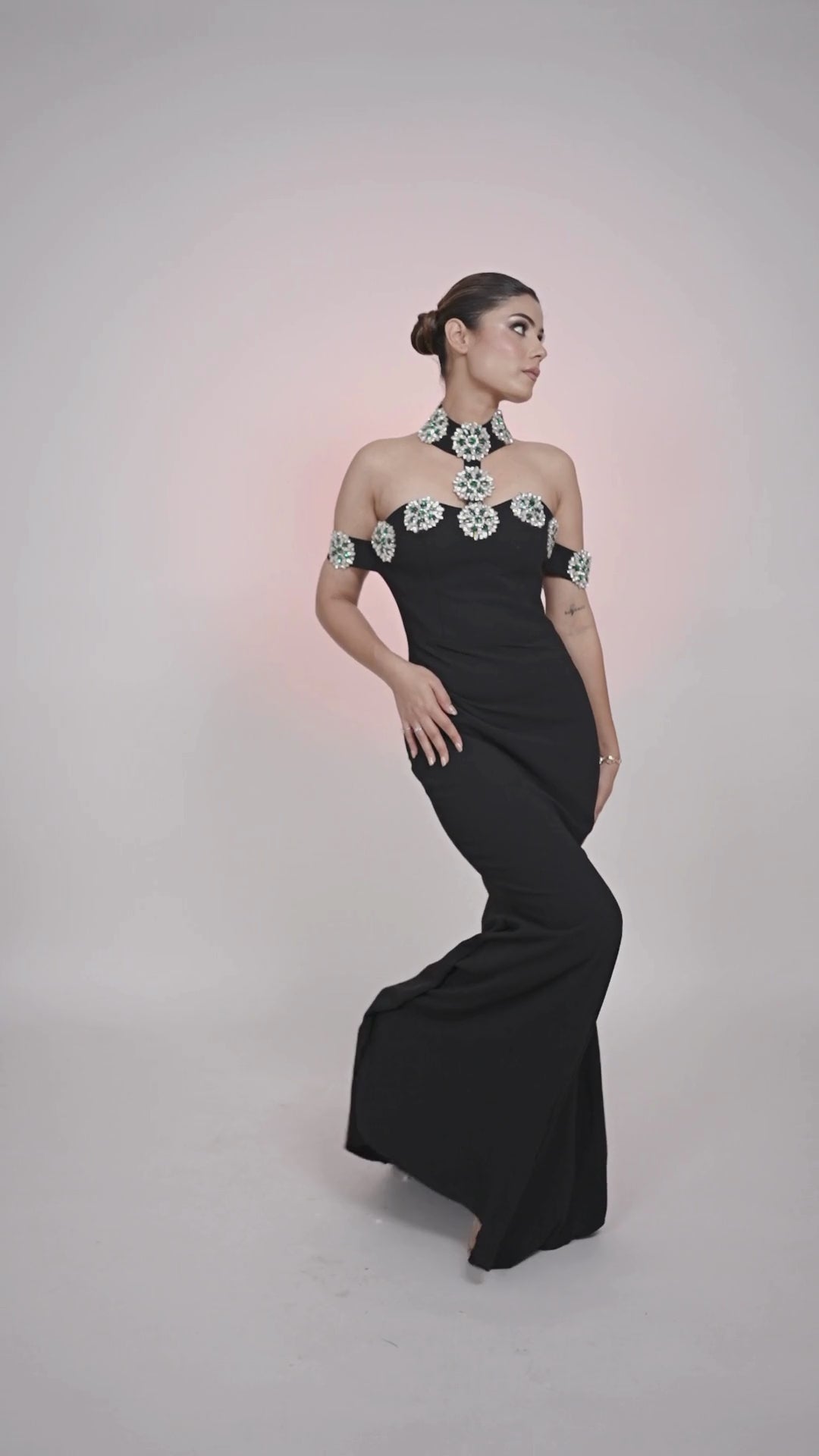 Radiance embellished gown