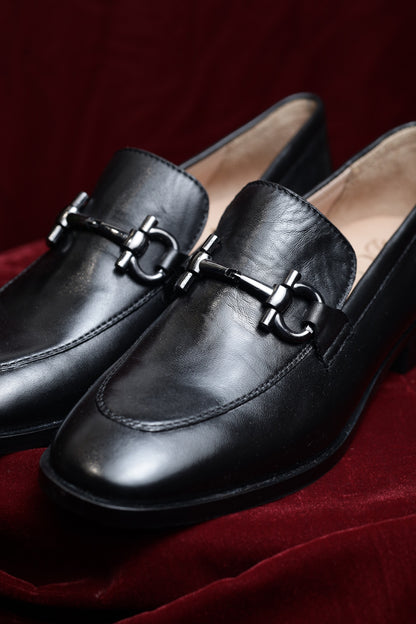 The Classic Black Bit Loafers