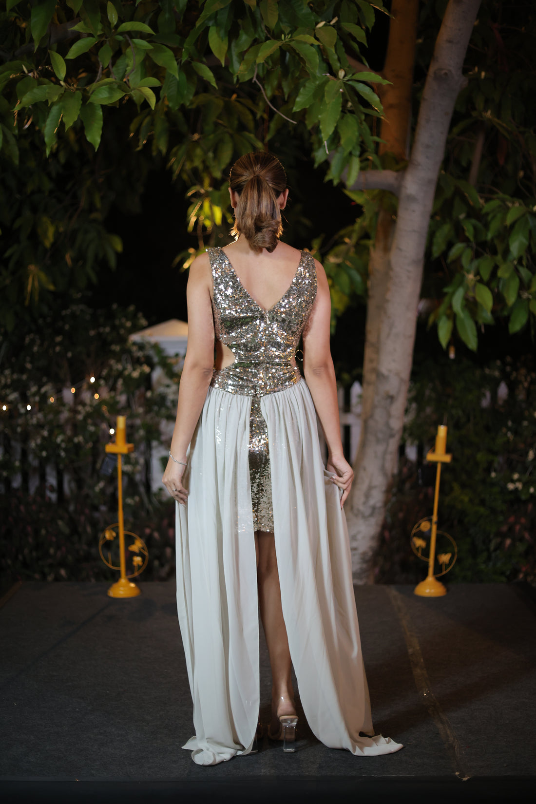 Sleeveless Mini Sequin Column Regular Cocktail Dress