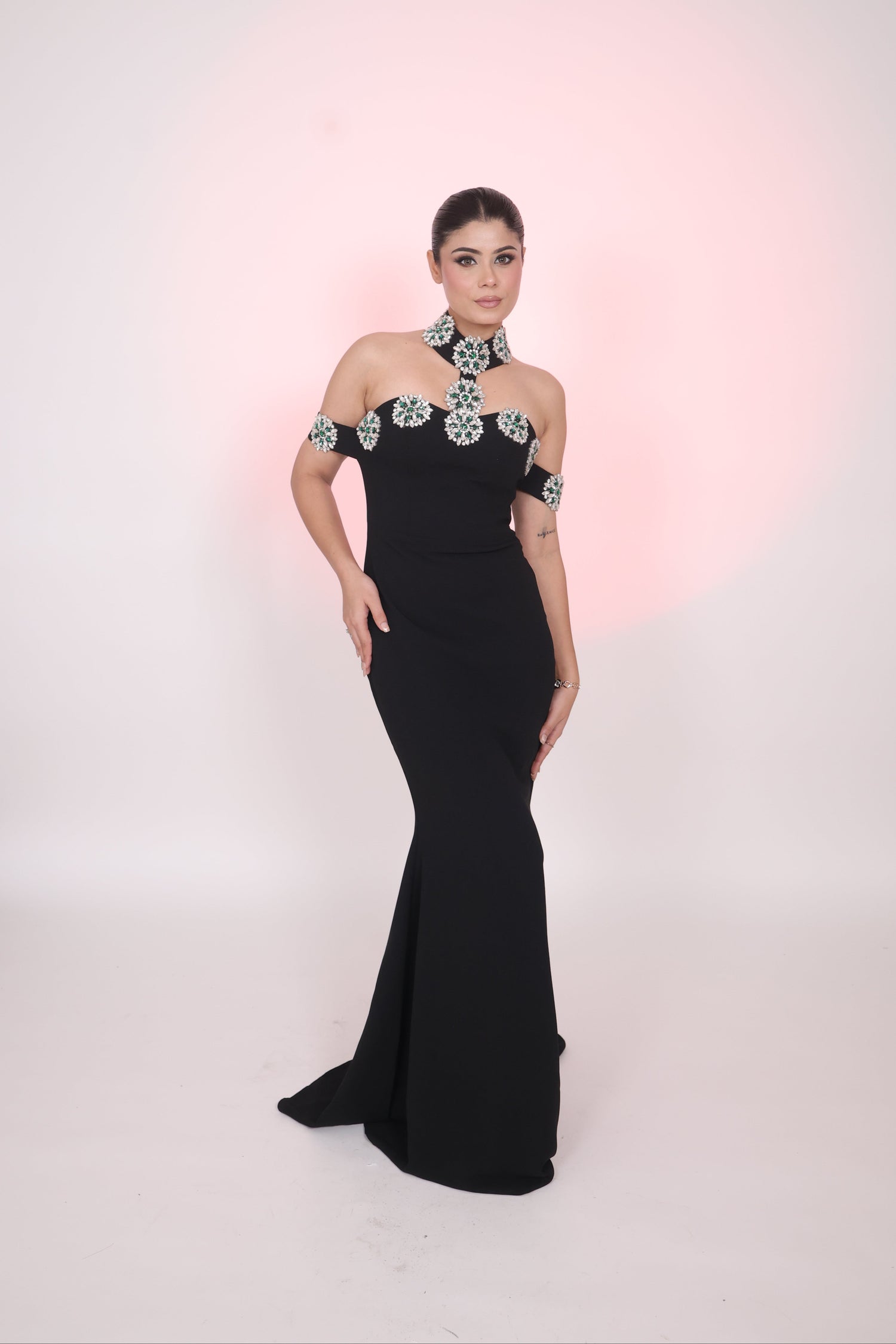 Radiance embellished gown