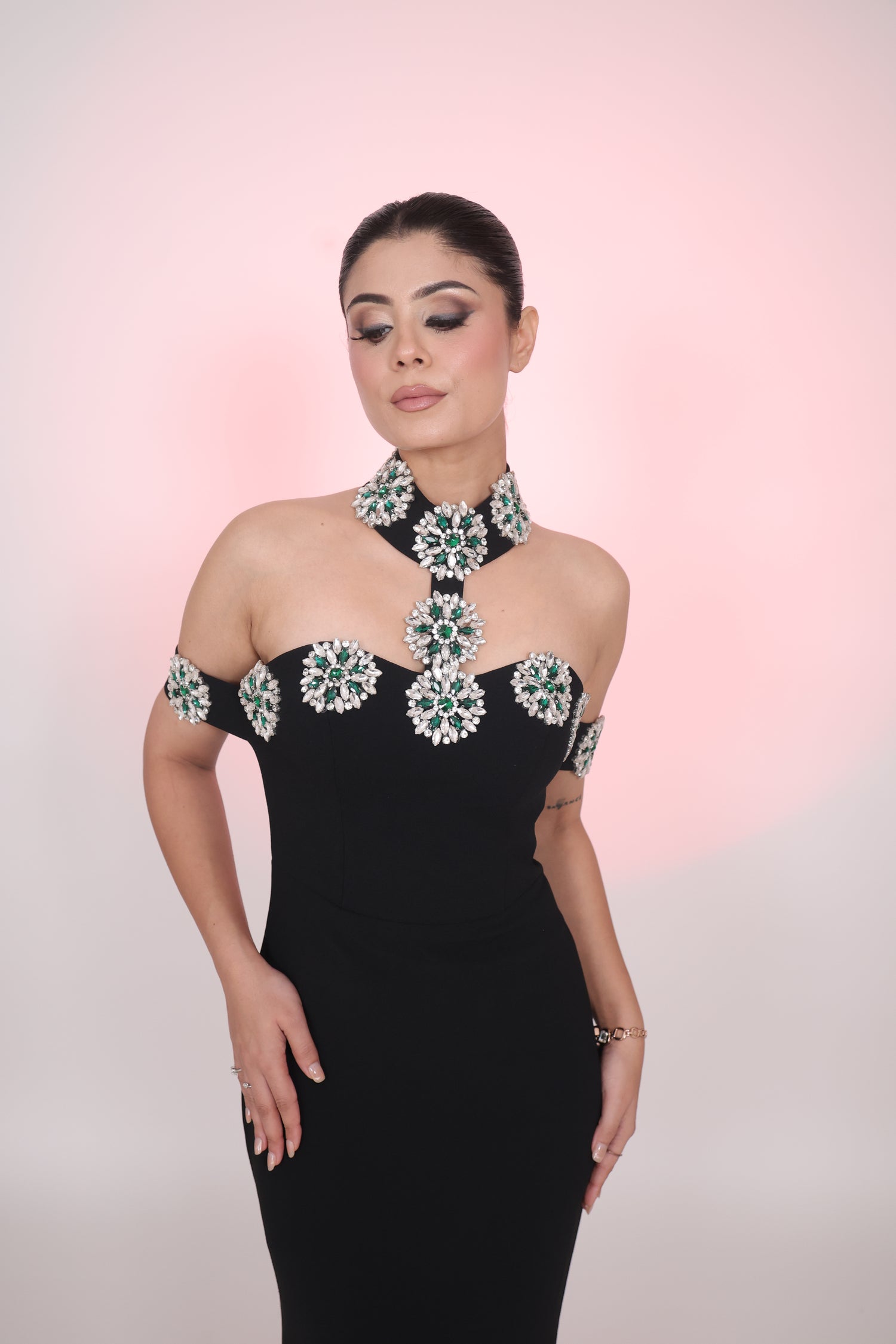 Radiance embellished gown